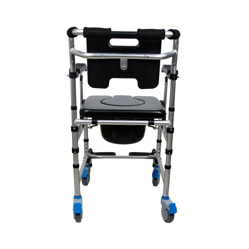 Premium Anodized Aluminum Commode Chair | Durable & Slip-Resistant