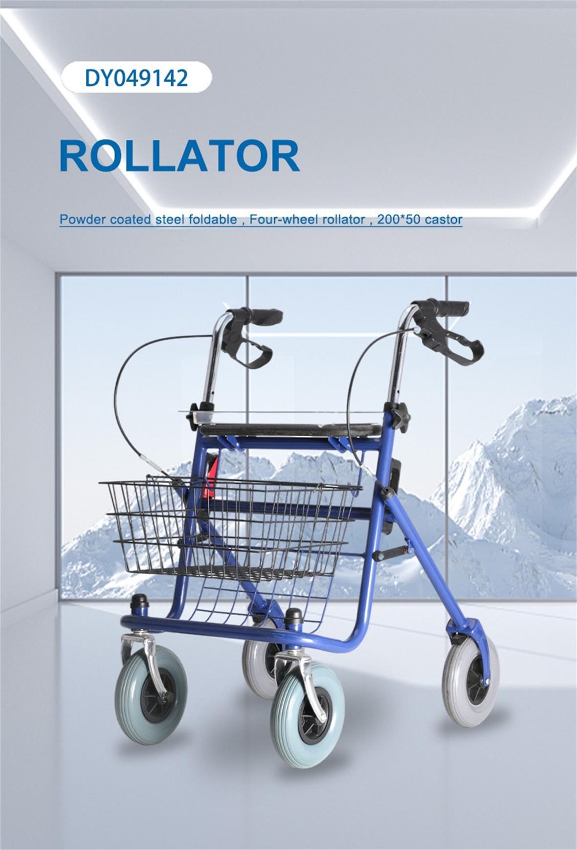 4 wheel rollator