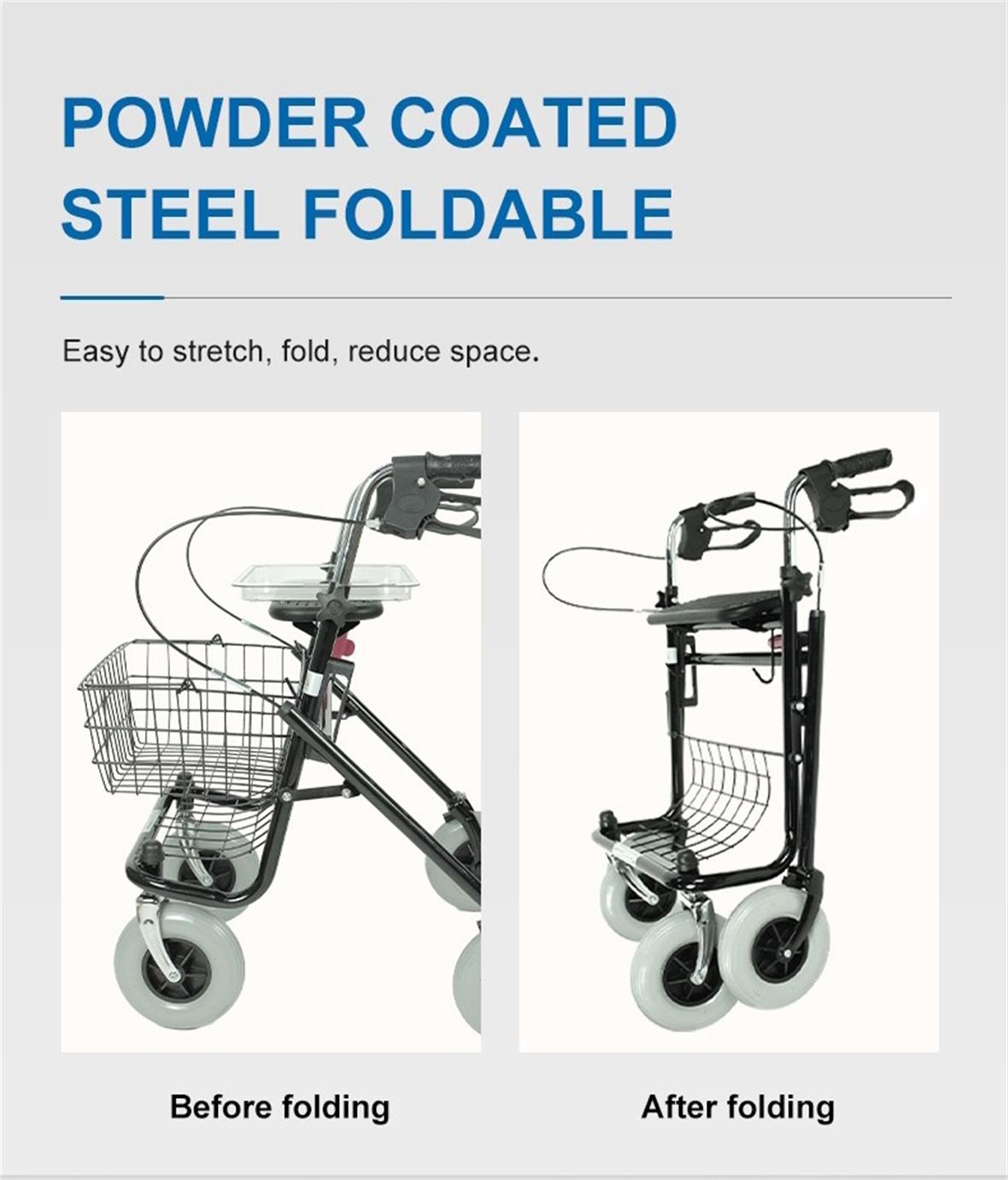 4 wheel rollator