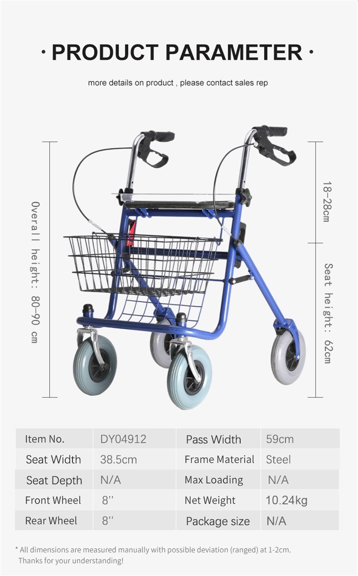 4 wheel rollator