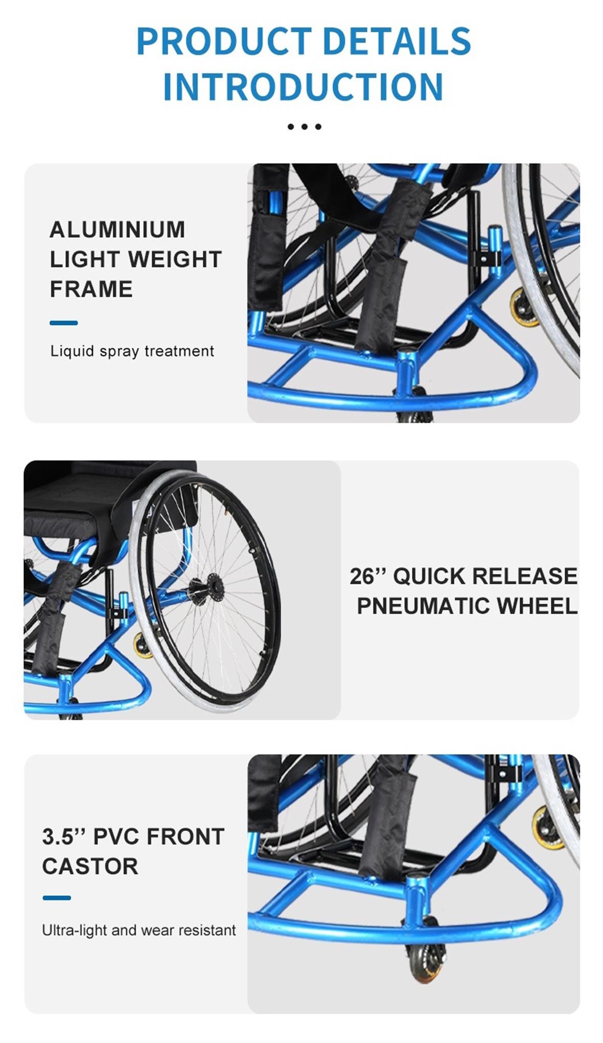 aluminium sport wheelchair