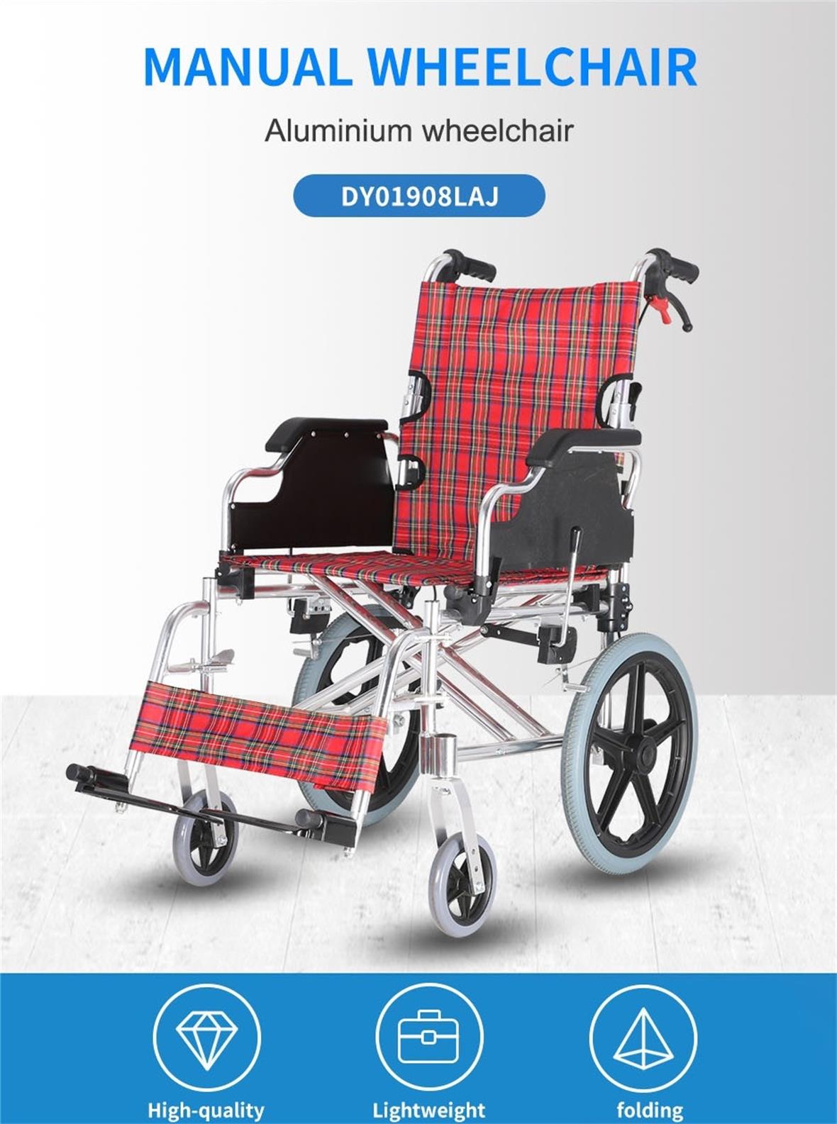 aluminium manual wheelchair for disabled