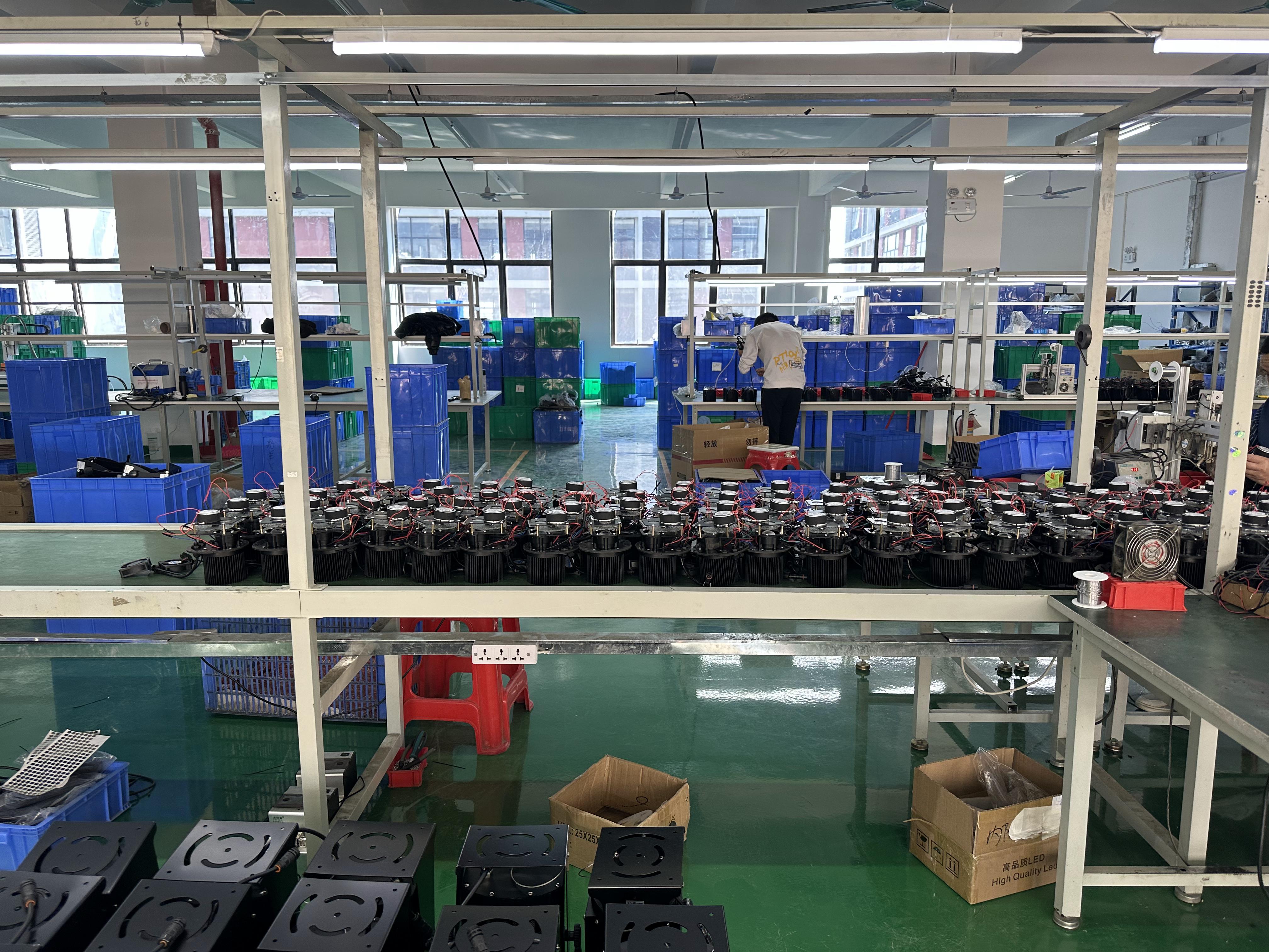 Gobo Projector assembly line production