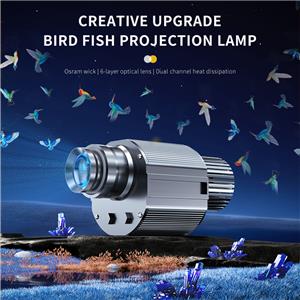 Yufan gobo projector fly bird swim fish dynamic effects pattern projection logo projection advertising light