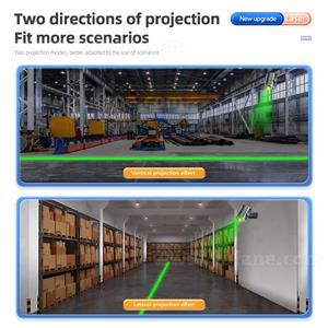 Yufan Industrial Laser Projection Lights Warning Signs Virtual Sidewalk Laser Line High Power High Bright Laser Spotlights