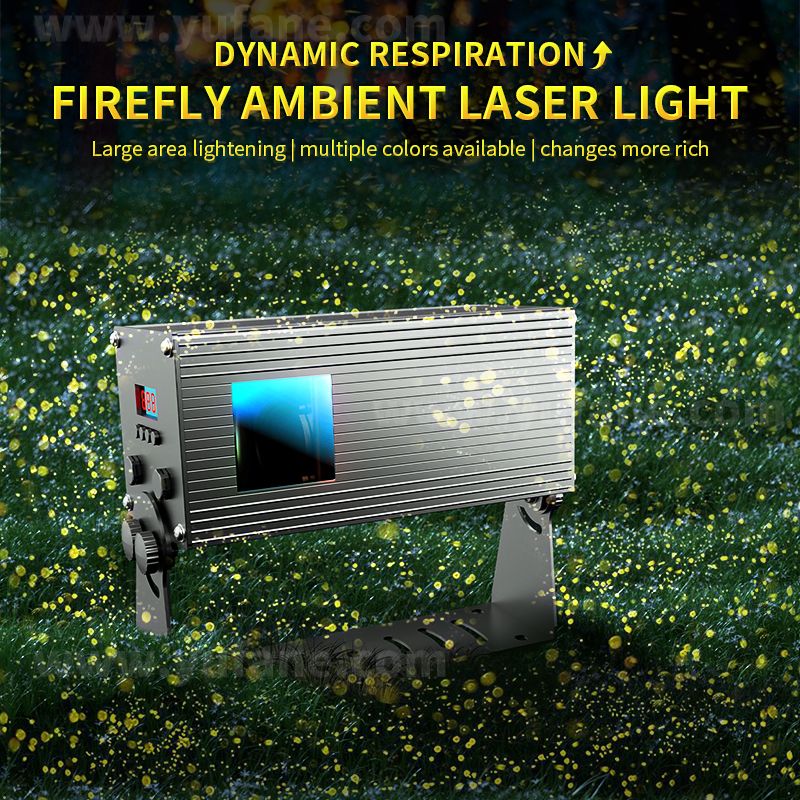 30W Dynamic Breathing Firefly Laser Projection Light Outdoor Waterproof Park Lighting Projection Gobo logo Projector