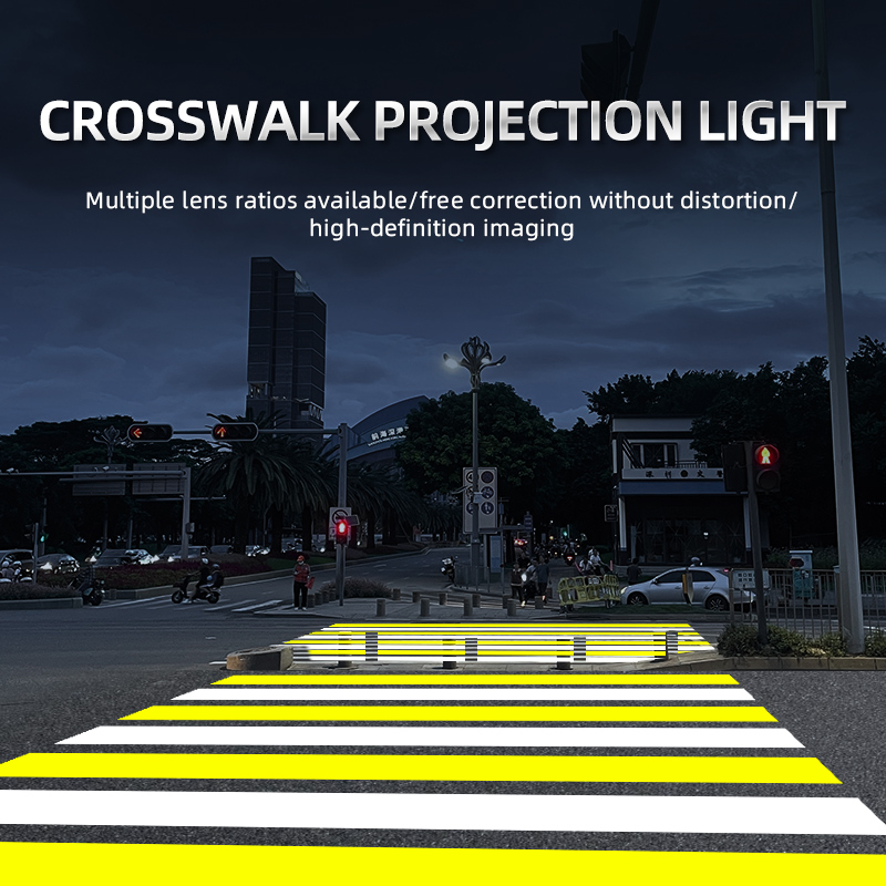 Yufan Crosswalk Marking Gobo Projector Industrial Pedestrian Walkway Warning Traffic Light Traffic signal Advertising Light