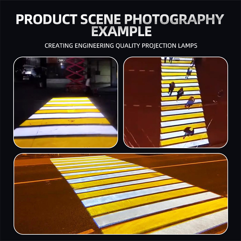 Yufan Crosswalk Marking Gobo Projector Industrial Pedestrian Walkway Warning Traffic Light Traffic signal Advertising Light