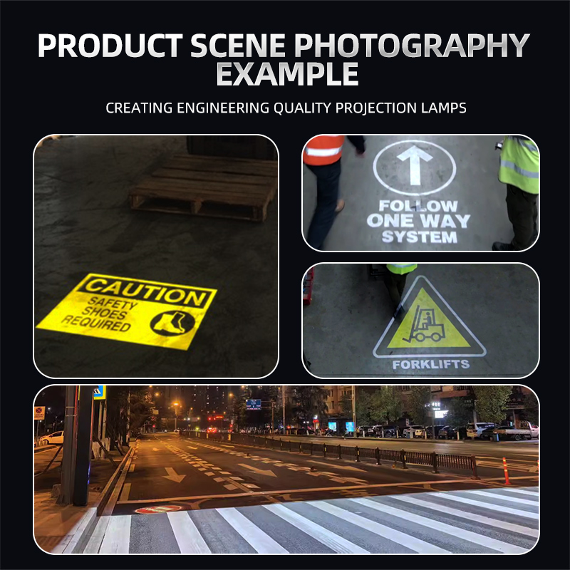 Yufan Crosswalk Marking Gobo Projector Industrial Pedestrian Walkway Warning Traffic Light Traffic signal Advertising Light