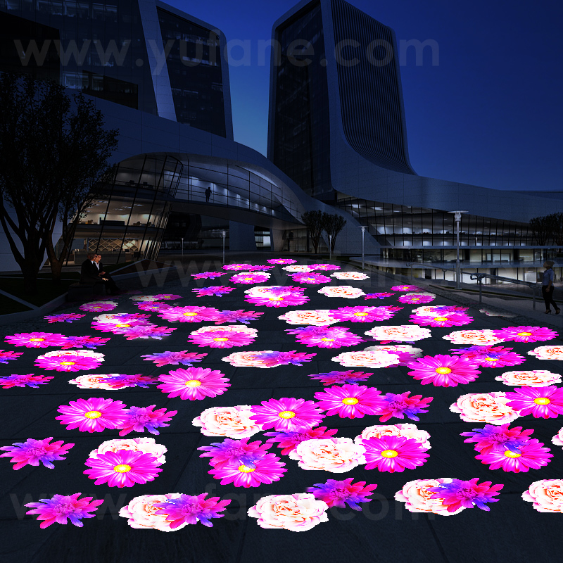 Yufan Seven Figure Dynamic Pattern Projection Light Wedding Decorations Outdoor Waterproof Advertising Light Gobo logo Projector
