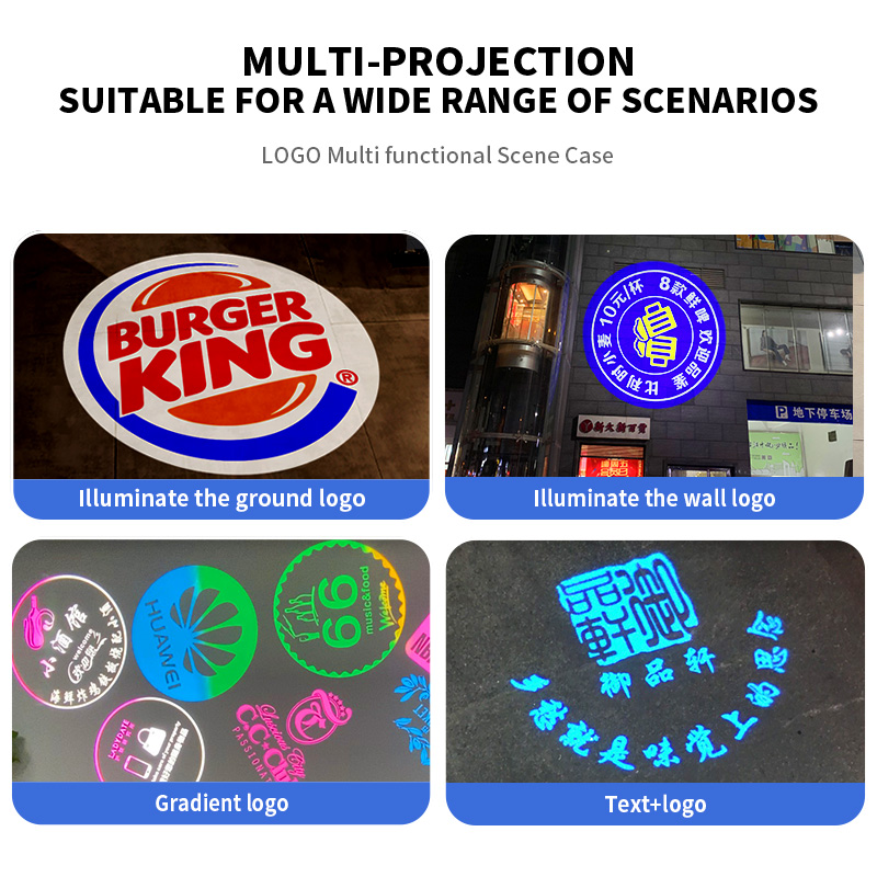 Yufan Embedded Gobo Projector Indoor Concealed Floor Guidelines Custom Pattern Signage Ceiling Advertising logo Projection Light