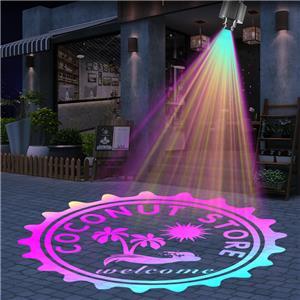 Yufan Dynamic Color Changing Light Indoor Wall Decoration Wedding Light logo Gobo Projector Outdoor Waterproof Advertising Light