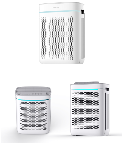 Air purifier with air quality indicator KJ200F