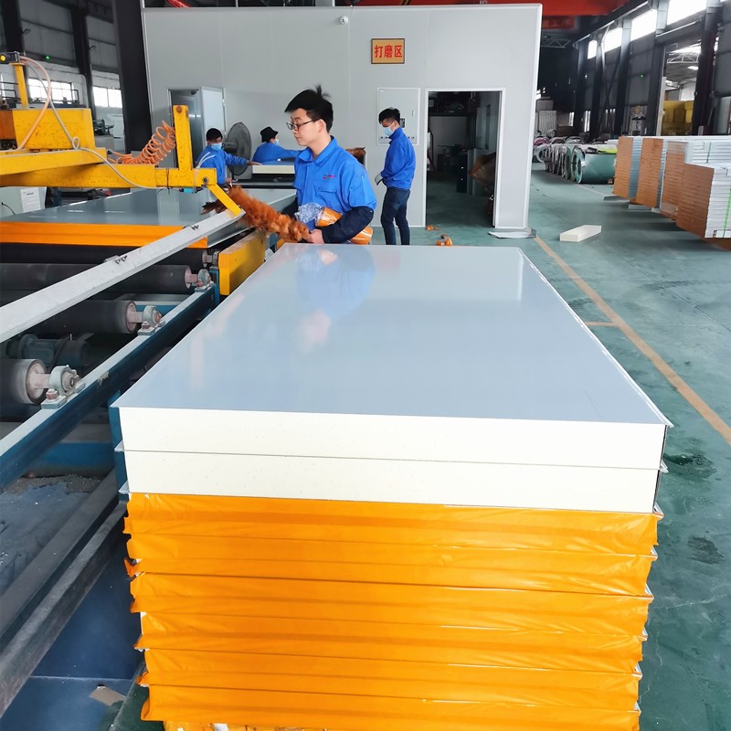 Food And Drink Factory Building Sandwich Panel Production Line Use Sandwich Panel Pu Manufacturers, Food And Drink Factory Building Sandwich Panel Production Line Use Sandwich Panel Pu Factory, Supply Food And Drink Factory Building Sandwich Panel Production Line Use Sandwich Panel Pu