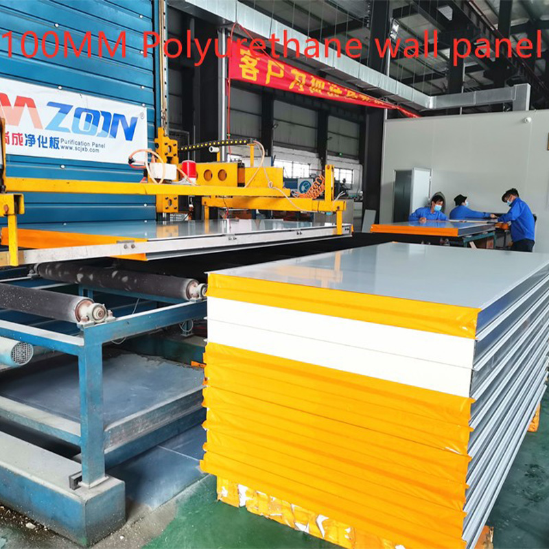 Food And Drink Factory Building Sandwich Panel Production Line Use Sandwich Panel Pu
