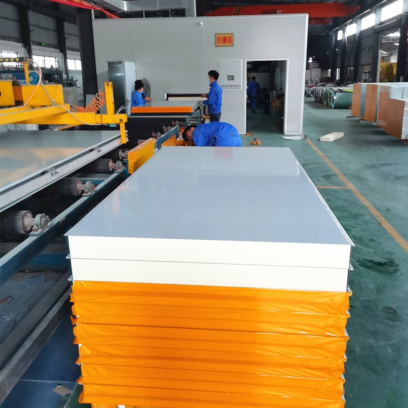 Food And Drink Factory Building Sandwich Panel Production Line Use Sandwich Panel Pu