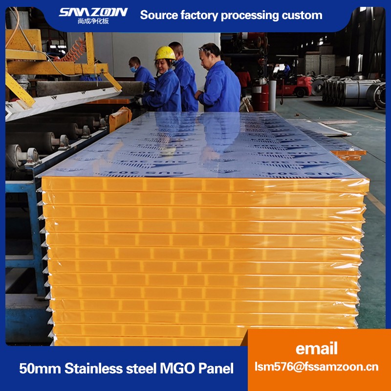 Proveïdors de taulers d'òxid de meganesi Panell de paret de subministrament ràpid Panell Sndwich de magnesi MGO aïllat