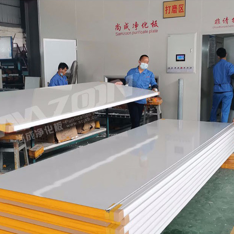 Quick Delivery Flat Facade Panels Expanded Polystyrene Metal Clad Panels