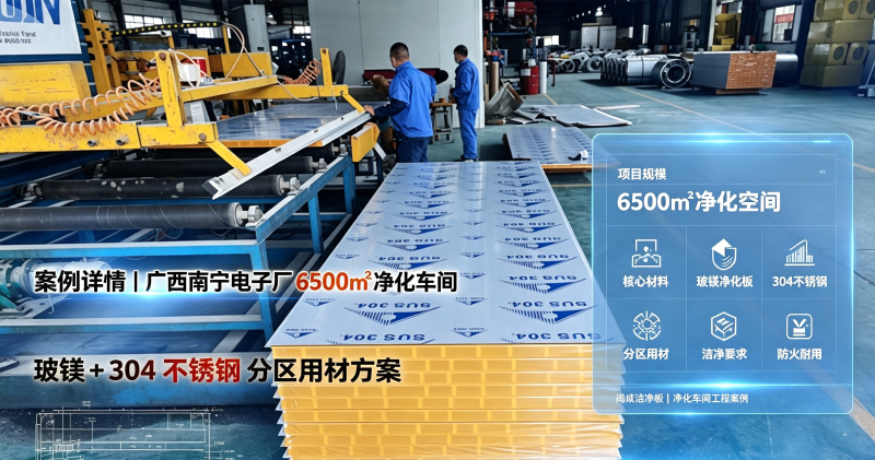 Material Plan for 6,500㎡ Electronic Plant Purification Workshop