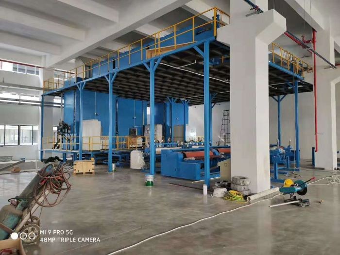 Büyük bir yerli işletme olan IXPE köpük makinesinin ilk fazının teslimi