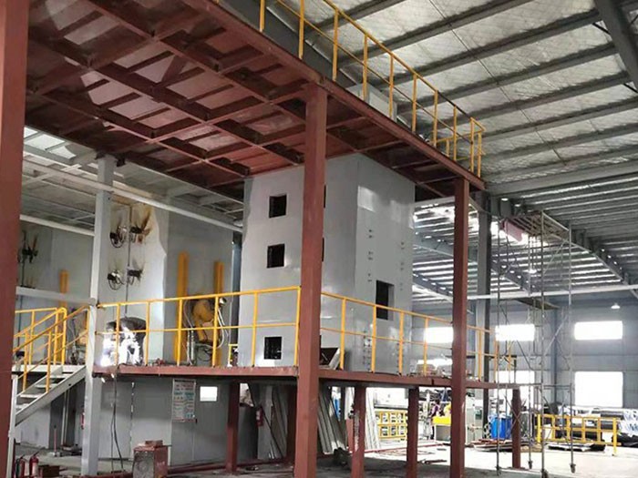 Tanınmış bir yerli firmanın üçüncü IXPE köpük makinesi montaj dönemine giriyor