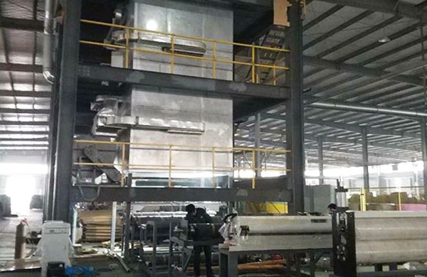 Gas Heating Vertical Foaming Furnace Factory
