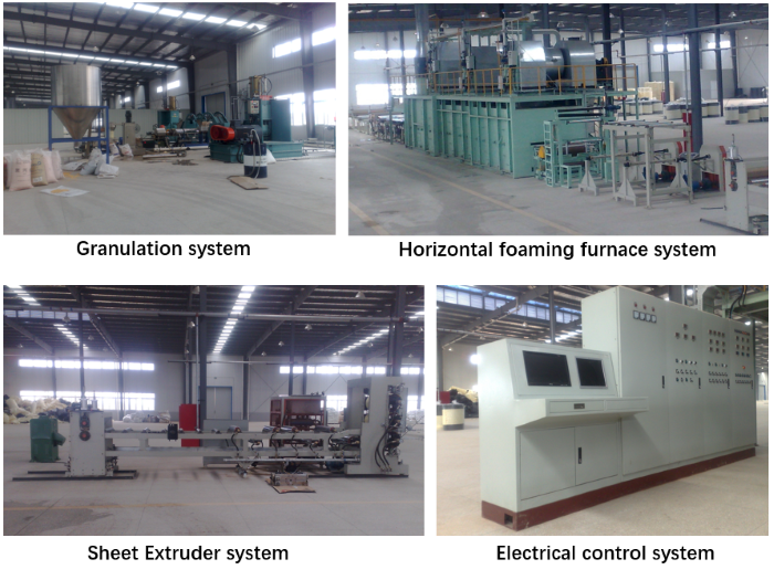 Another XPE foaming machine of Qinding Company is about to be installed in the customer's factory