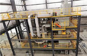 Lò tạo bọt đứng gia nhiệt bằng khí