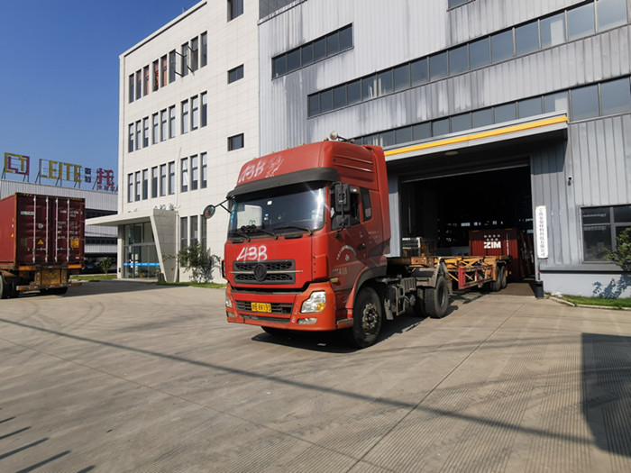 Another set of IXPE foaming machine production line dedicated irradiation machine cabinet shipped abroad