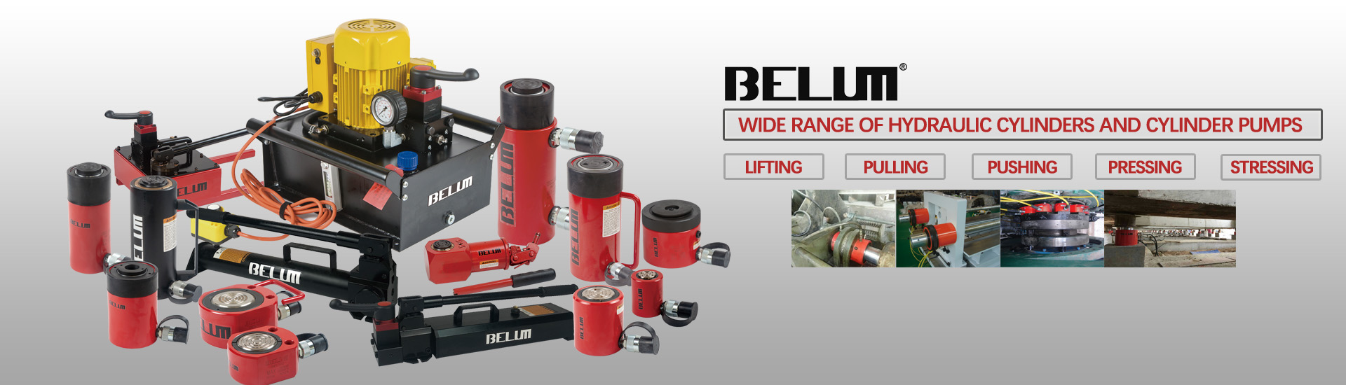 belium hydraulic cylinders