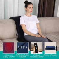 Colchão de massagem shiatsu com aquecimento e vibração