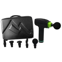 Pistola de masaje de fitness con masajeador de mano eléctrico inalámbrico