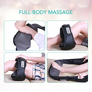 cordless neck and back massager