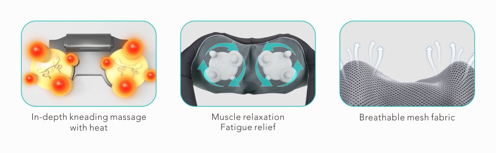 cordless neck and back massager