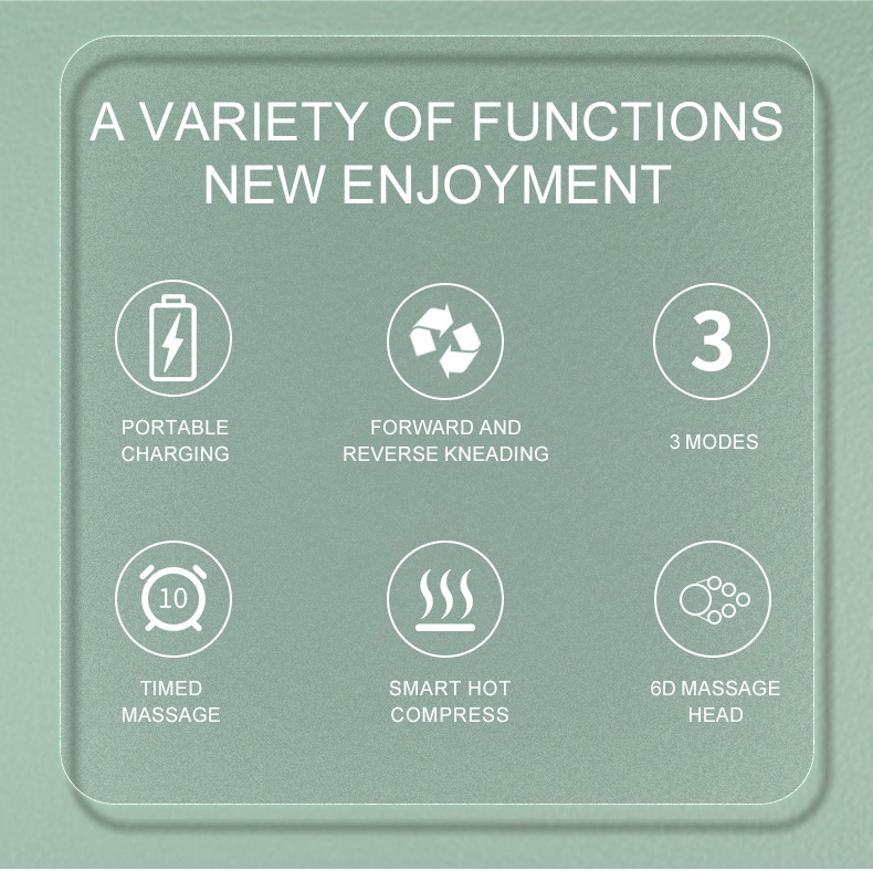 U shaped neck massage pillow