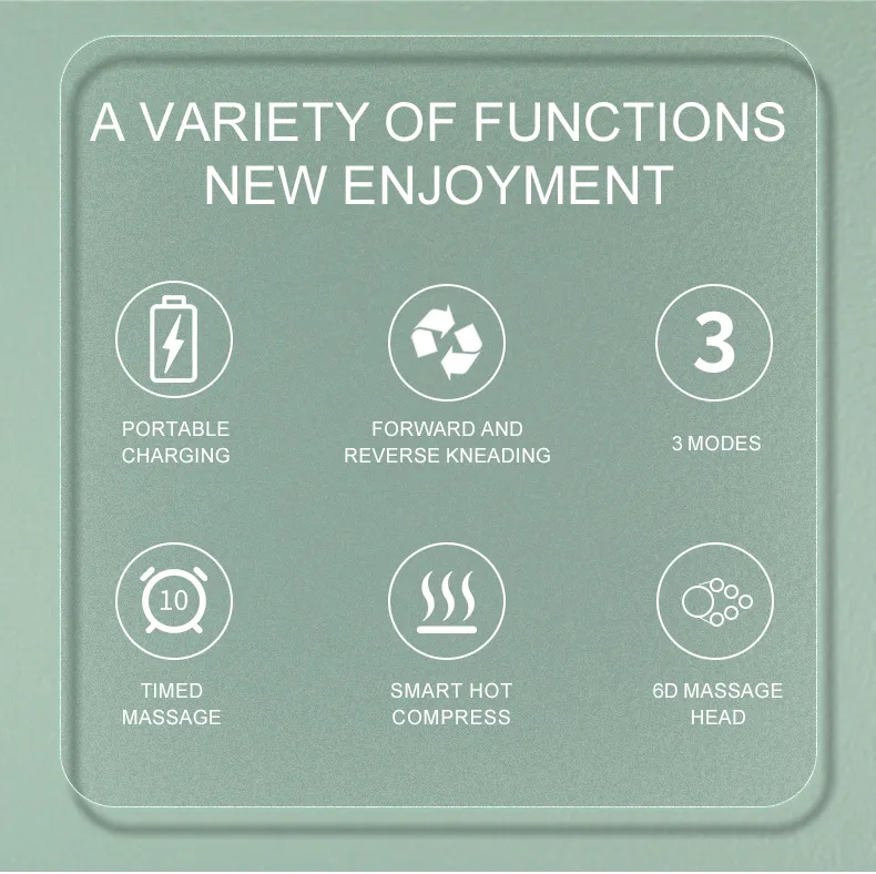 U shaped neck massage pillow