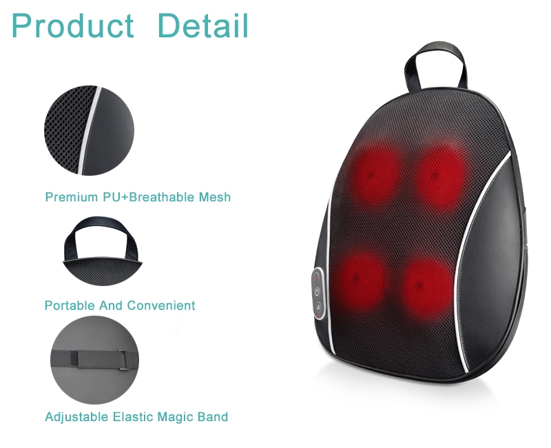 3D Deep-Kneading Electric Shiatsu Back Massage For Home