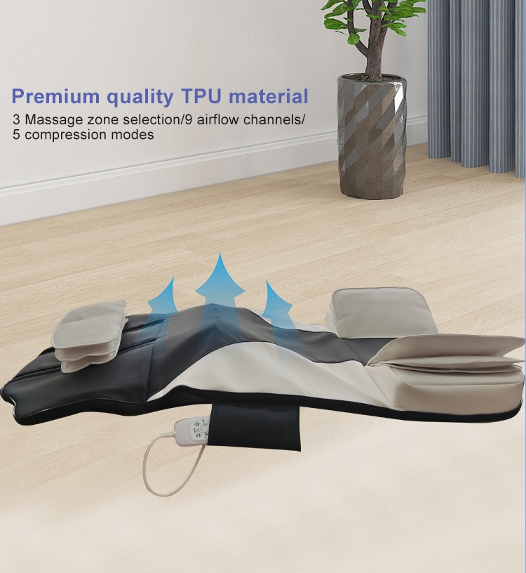 Full body multi-function electric air compression massage mattress health massager