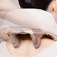 Máy mát xa cổ và vai Shiatsu chạy điện thông minh có nhiệt