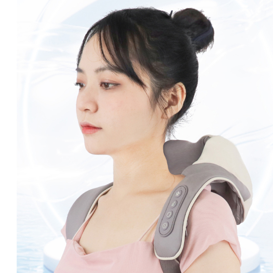 Visage Deep Tissue Shiatsu ryggmassageapparat Nack- och axelmassageapparat Elektrisk med värme