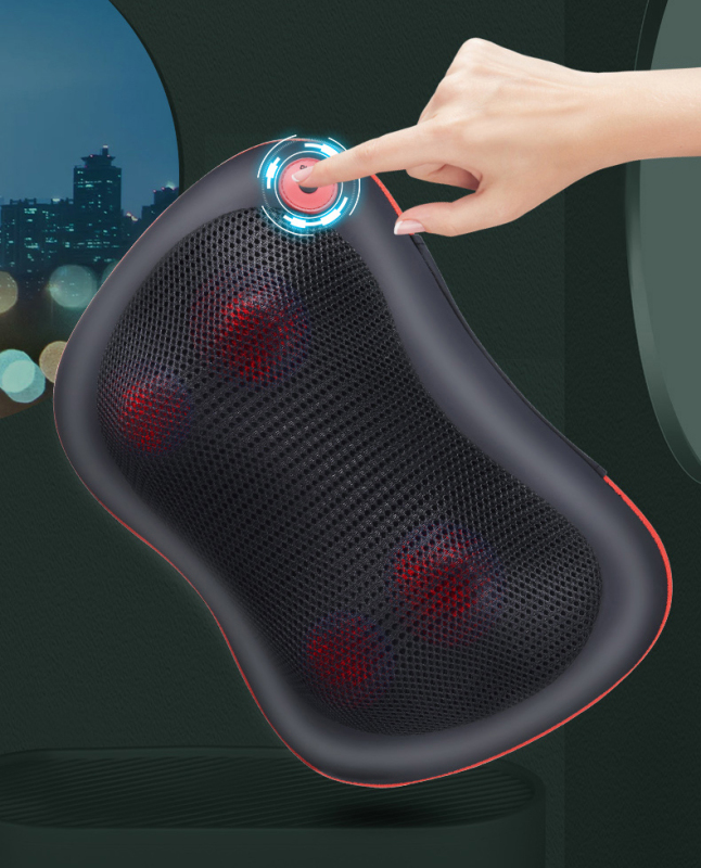 Almofada de massagem shiatsu com calor
