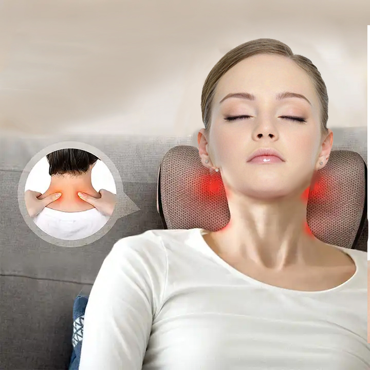 Portable Electric 3D Kneading Shiatsu Massage Pillow