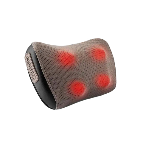 Bärbar elektrisk 3D-knådande Shiatsu massagekudde
