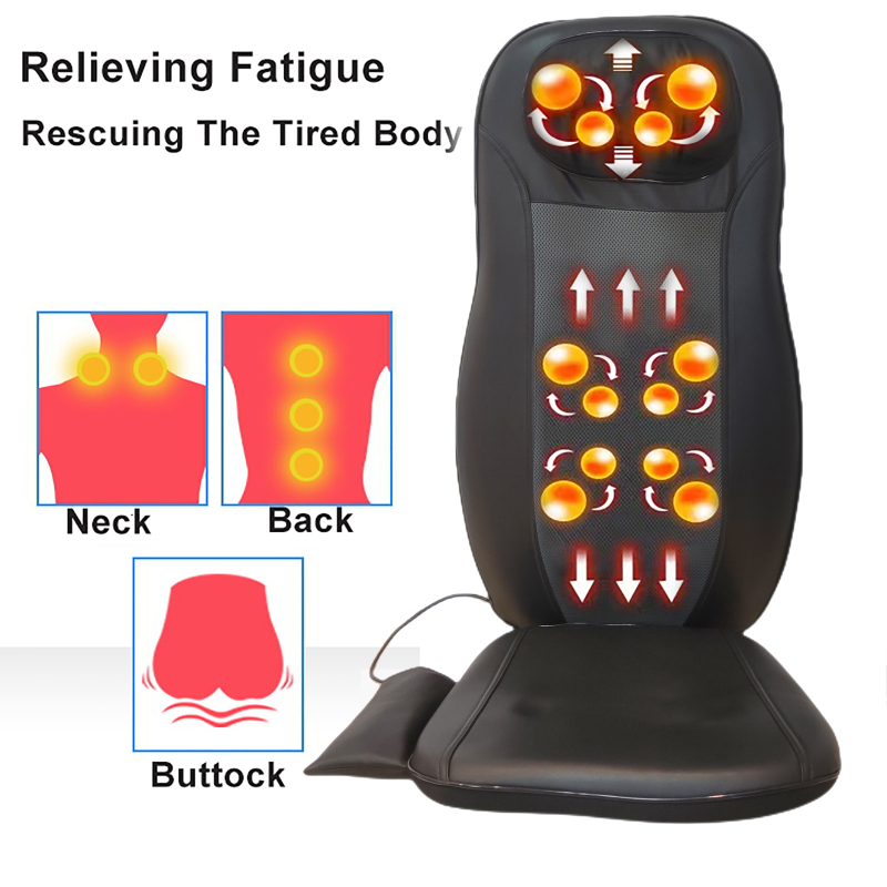 Almofada de massagem Shiatsu para cadeira com calor