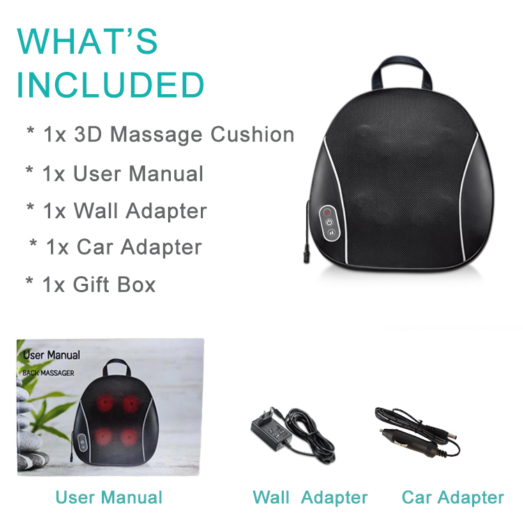 Masajeador Shiatsu de espalda y pies