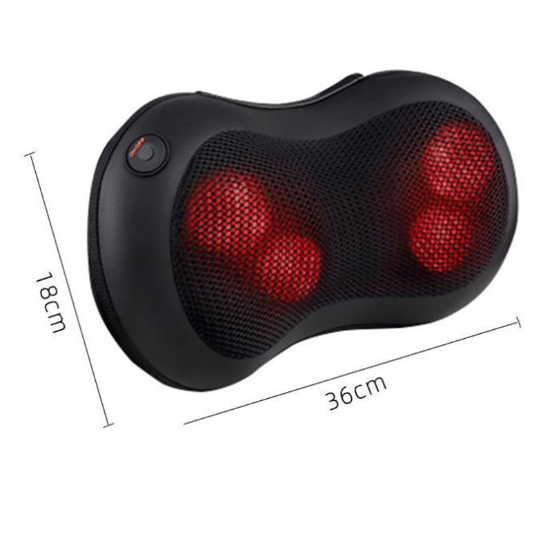 Almohada de masaje Shiatsu inalámbrica para cuello y espalda