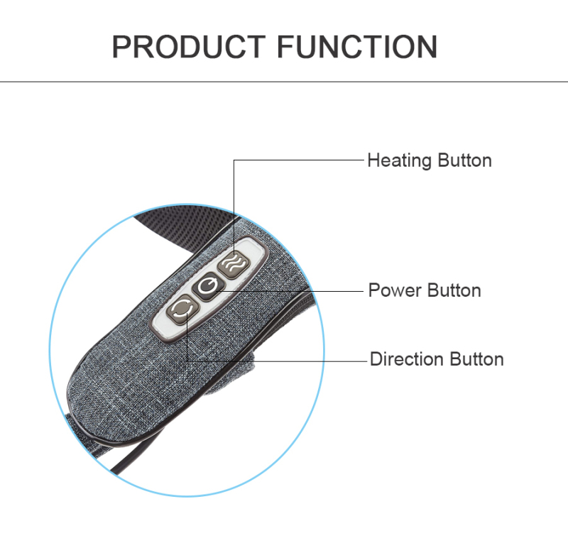Handheld Neck Massager With Heat