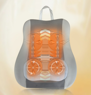 Silla de masaje de acupresión de cuerpo completo Shiatsu con amasado y compresa 3D eléctrica de Slight Factory Outlet para aliviar el dolor de espalda