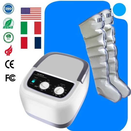 ベコジー エア圧縮療法マッサージャー ポータブル 家庭用 脚用 温熱振動指圧機能付き 回復とリラクゼーション