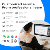 Rouleau de massage intelligent Shiatsu (nouveau modèle 2025) : masseur de pieds électrique à compression d'air et vibrations pour les jambes et les pieds